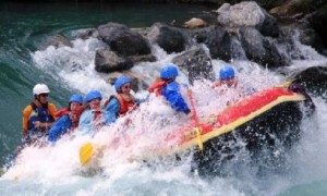 Whitewater rafting